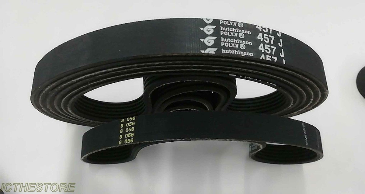 2pc POLY.V 457J Traction belt Width 14mm thickness 3.4mm
