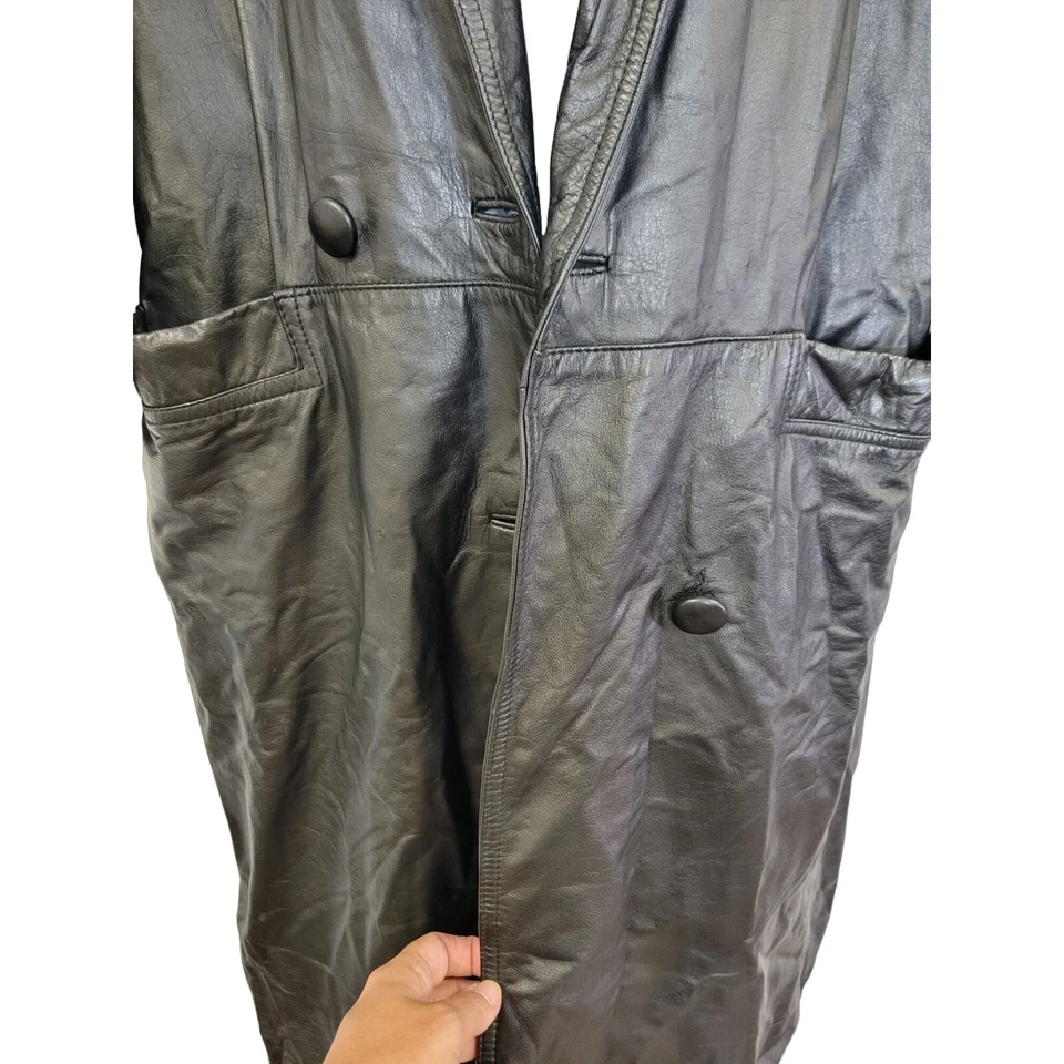 Vintage Men's size medium leather jacket from Global Identity - Image 3 of 4