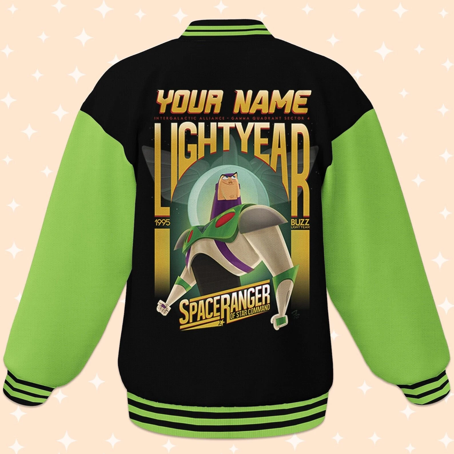 Custom Toy Story Buzz Lightyear Ranger Baseball Jacket, Adult Varsity Jacket