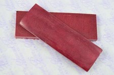 Pair of Magenta Canvas Micarta Knife Scales Knife Making Parts Micarta