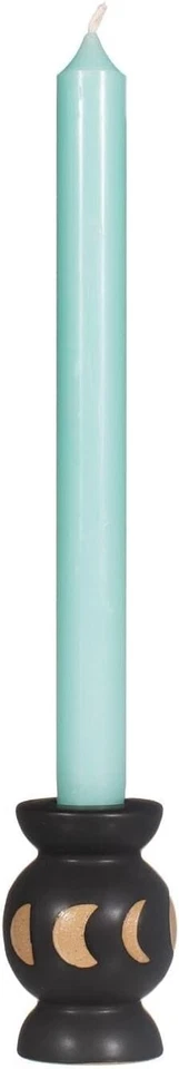 Sass & Belle Candle Stick Holder Rustic Candlestick Moon Phases Holder Wedding - Image 4 of 4