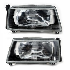 Pair Front Head Light Assy Fits For Mitsubishi Lancer Championship C12 1987-1988