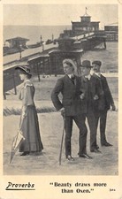 OLD LIVING PICTURE SERIES POSTCARD LADIES GOOD  PLUS