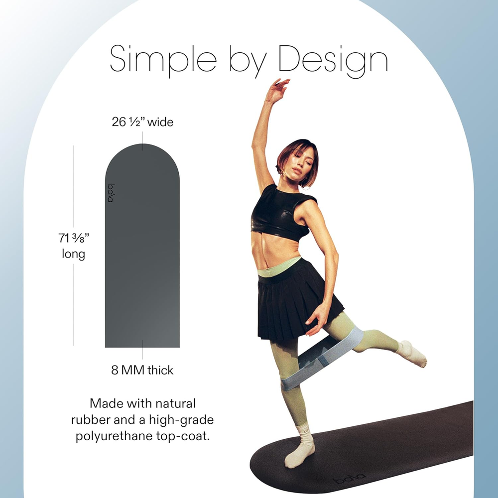 Non-Slip Yoga Mat for Home Gym Workouts, Stretching, and Pilates