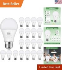 ETL Listed 15W LED Light Bulbs - 100 Watt Equivalent, 4000K Neutral White Light
