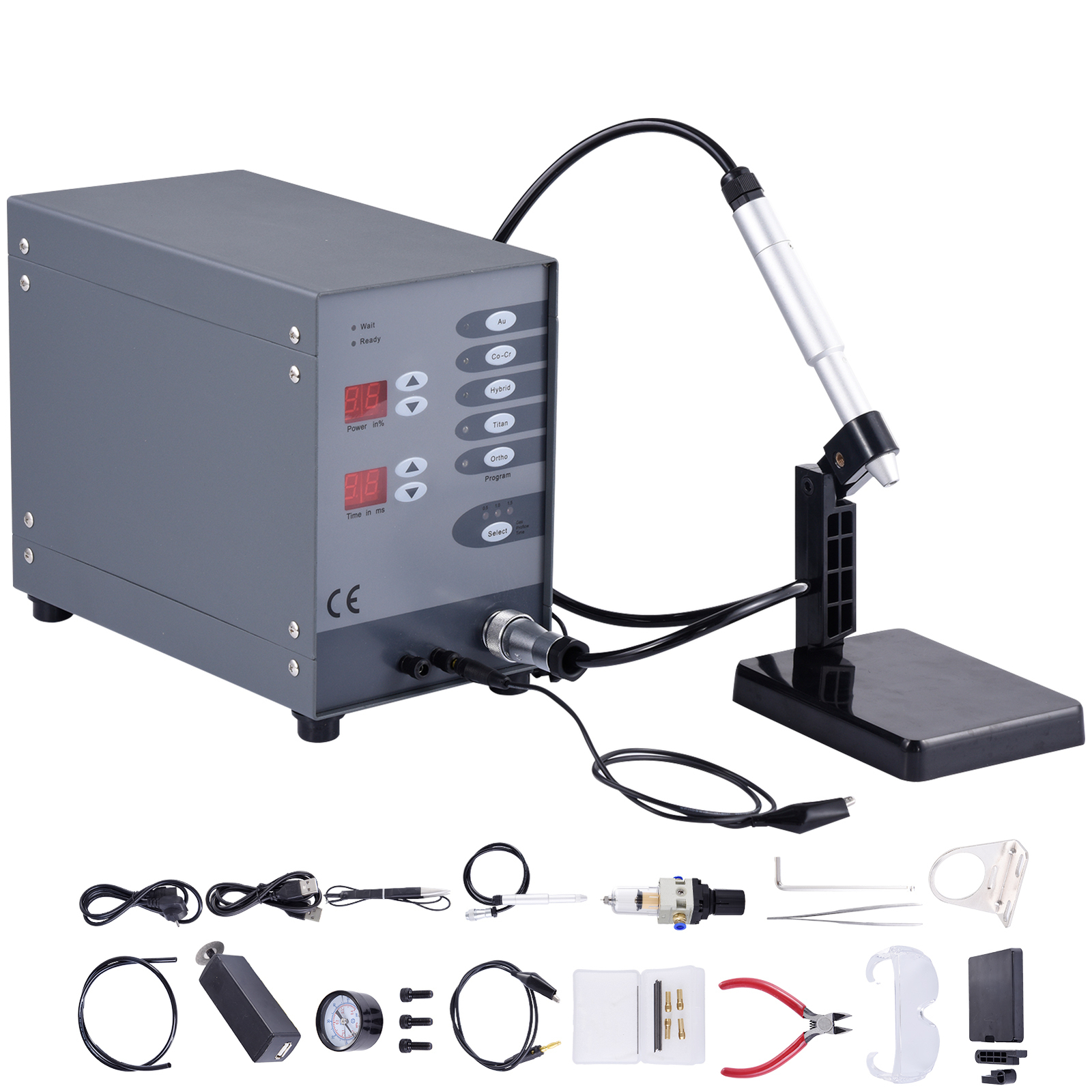 110V Permanent Jewelry Welder Kit, Jewelry Welding Machine With Welding Torch