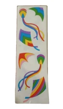 VINTAGE MRS. GROSSMAN'S STICKERS Rainbow Kites Toys 10 Sheets 60 Pcs. 1999 