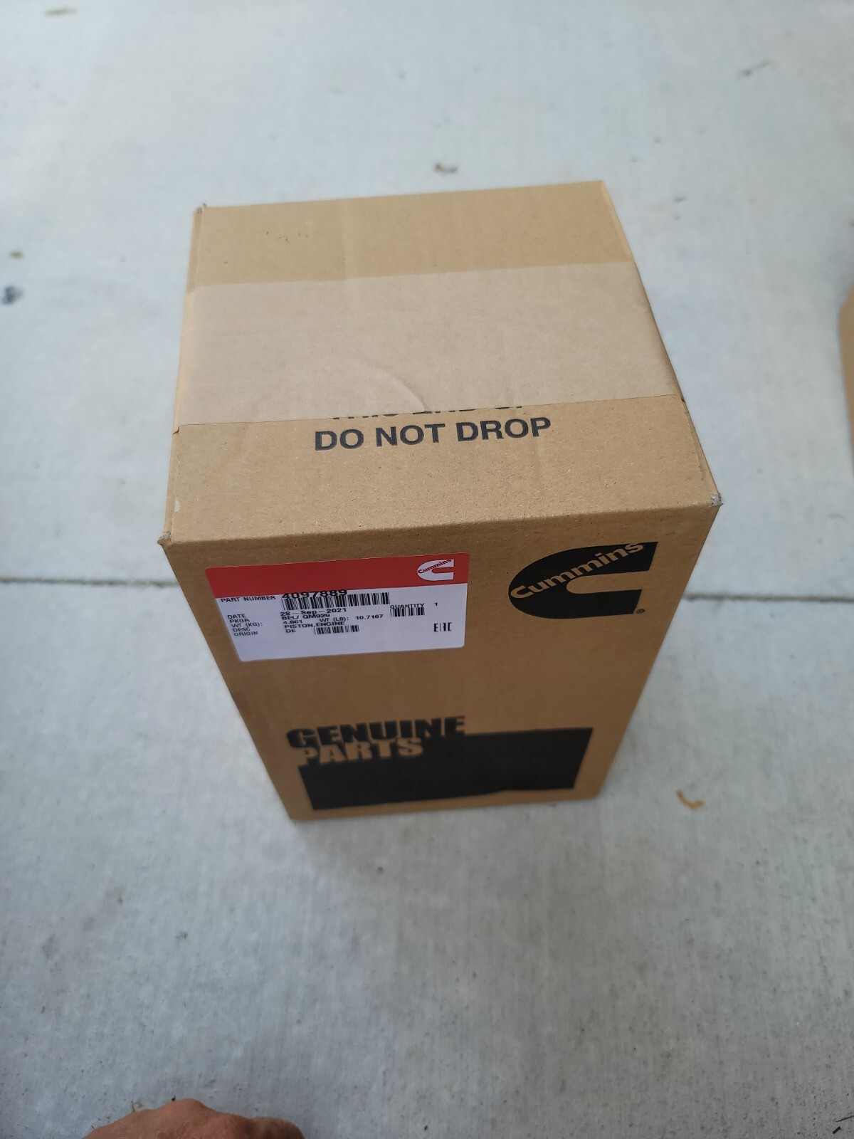 Genuine OEM Cummins Piston P/N 4097889 / 4090013 | eBay