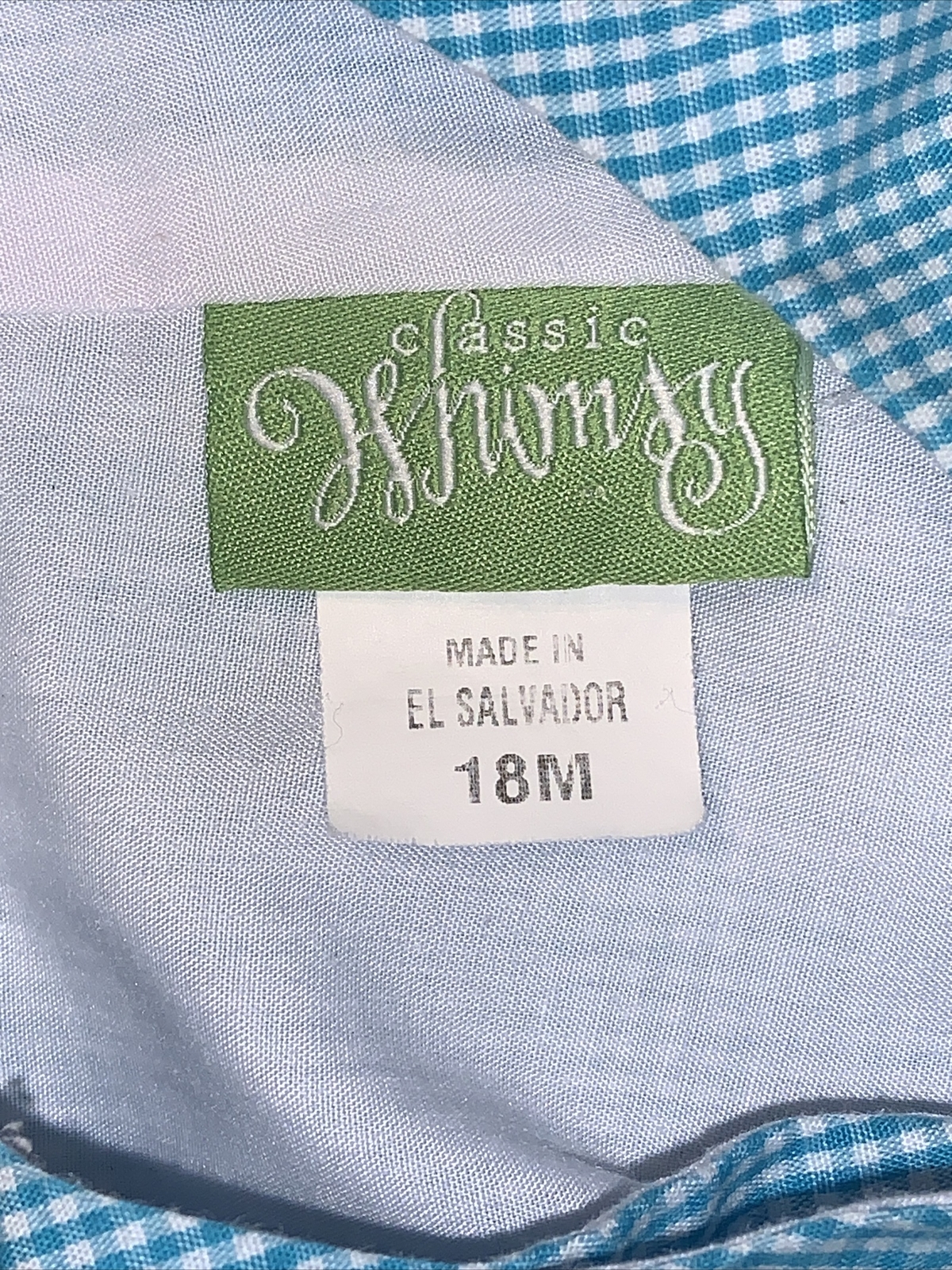 Classic Whimsy “S” Monogram/Initial Jon Jon/Shortall/Romper 18 Months