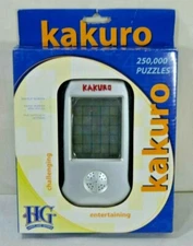 Electronic Game KAKURO by Highland Games - Portable Touch Screen 250,000 Puzzles