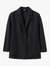 Toast Ladies Cotton Linen Jacket Colour Slate Size Uk 12