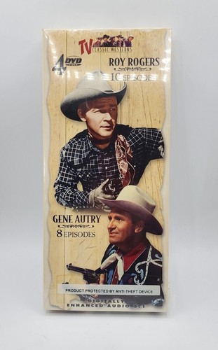 TV Classic Westerns: Gene Autry and Roy Rogers (DVD, 2004, 4-Disc Set) New 