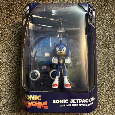 NEW SEALED! Sonic Boom Jetpack Heli Remote Control Flying Figure ...