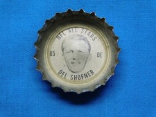 COCA COLA COKE NFL ALL STAR BOTTLE CAP "DEL SHOFNER"~#85~DE~GIANTS~EARLY 1960'S