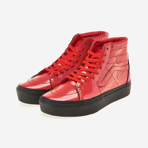 vans sk8 hi platform red