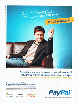 Werbung Advertising 108 2009 Paypal Online Zahlung