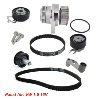 Zahnriemensatz mit Wasserpumpe Für VW Golf Seat Leon 1.6 16V ATN AUS AZD BCB
