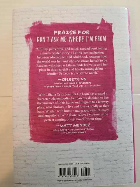 Don T Ask Me Where I M From By Jennifer De Leon Hardcover For Sale Online Ebay