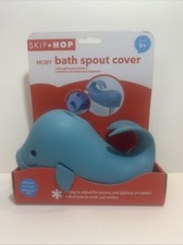 Skip Hop Moby Bath Spout Cover Whale Blue Universal Fit Adjustable