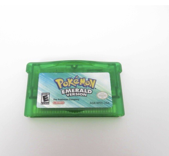 Authentic emerald Pokémon With  distribution Events & new battery