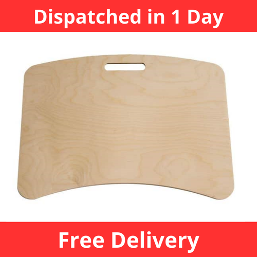 Unfinished Wood Lap Desk Curved Edge Wooden Laptop Tray eBay