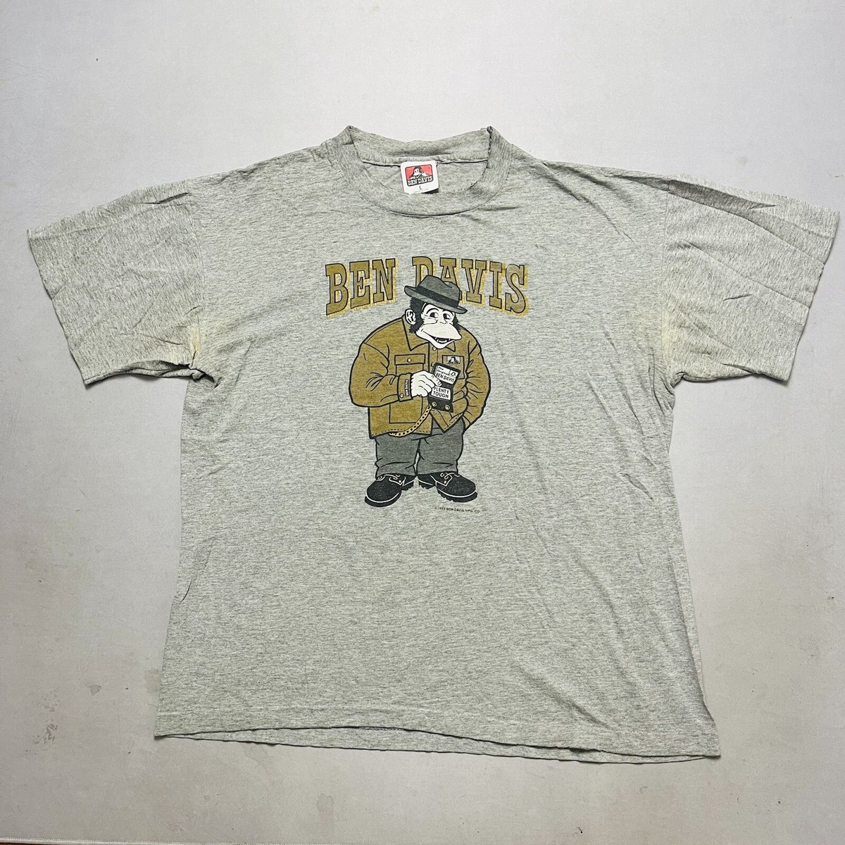 Vintage 90s Ben Davis Single Stitch USA T Shirt L Gorilla | eBay