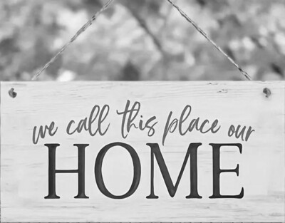 Türschild Vintage Unser Zuhause Familie Liebe Träumen Unser Haus Our Home Place