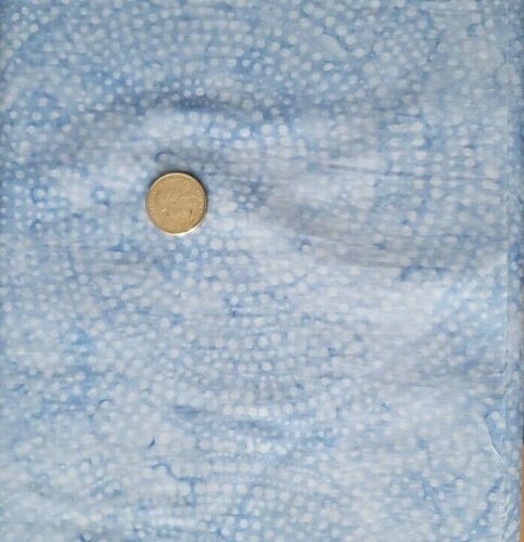 Batik BLUE by Timeless Treasures 100% cotton fabric BTY TONGA B2336 BONNET - Picture 1 of 2