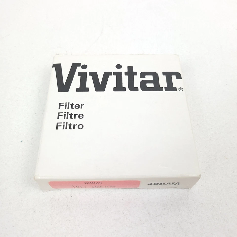 New NOS VIVITAR 52mm Glass Filter SKYLIGHT [1A] Made in JAPAN Sony Canon Nikon - Image 2 of 4