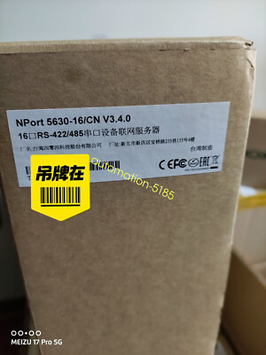 1PCS NEW rackmount device server Nport 5630-16/CN 16port RS-422/485 DHL or FedEX