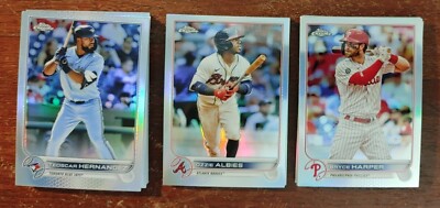 2022 Topps Chrome Refractor 1-220 Pick from drop down list