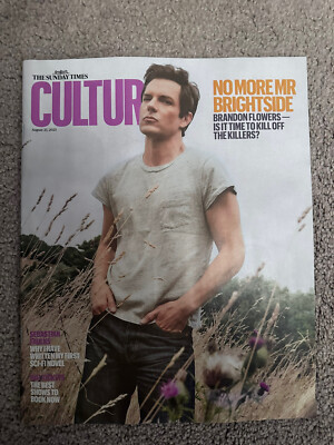 SUNDAY TIMES CULTURE MAGAZINE 27/8/23 27th August 2023 Brandon Flowers Killers