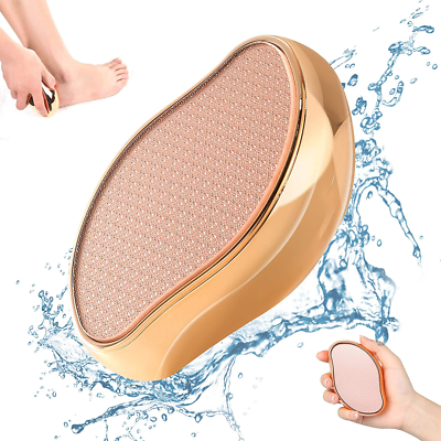 ZPTEE 2-in-1 Nano-Glas-Fußfeile – Hornhautentferner Für Weiche Füße, Fein & Grob, 7 Cm
