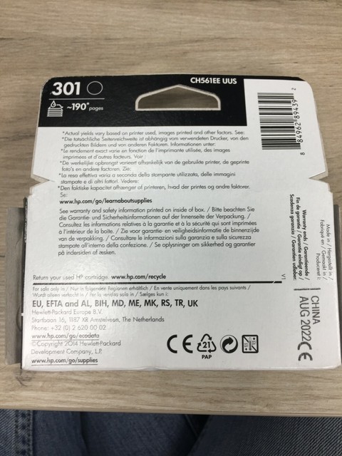 hp printer ink 302 asda