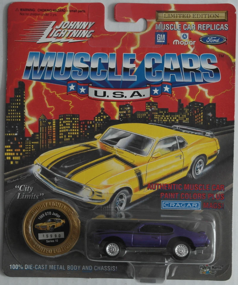 Johnny Lightning - 69 / 1969 Pontiac GTO Judge violettmet. Neu/OVP - Bild 1 von 1