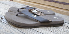 Sanuk Brown Flip Flop Thong Sandals Women's 6