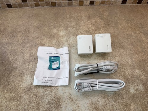 TP-Link AV1000 Powerline Ethernet Adapter KIT Gigabit Port Plug Play TL-PA7017