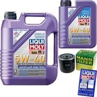 Mann Inspektionspaket 6L Liqui Moly Leichtlauf High Tech 5W-40 FüR Mazda Tribute