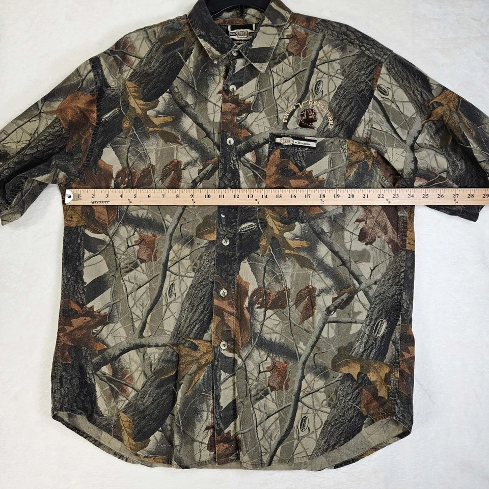 Охотничья рубашка Winchester Supreme мужская большая с коротким рукавом на пуговицах Realtree - Изображение 3 из 4