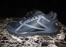 Reebok Flexagon Men s Black Mesh Lace-Up Low Top Athletic Sneaker Rubber