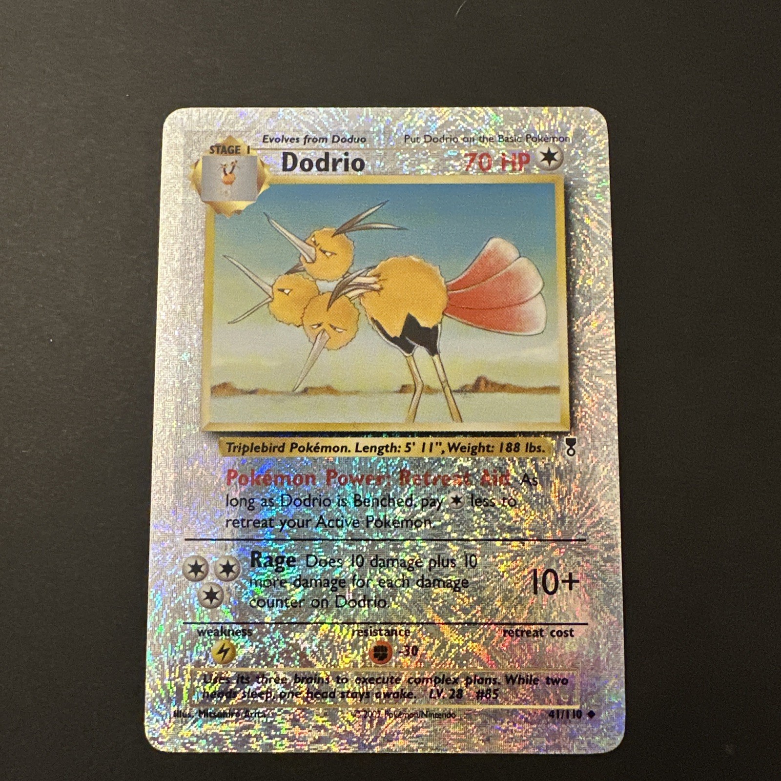 Dodrio 41/110 Reverse Holo Legendary Collection Pokémon Card - NM!