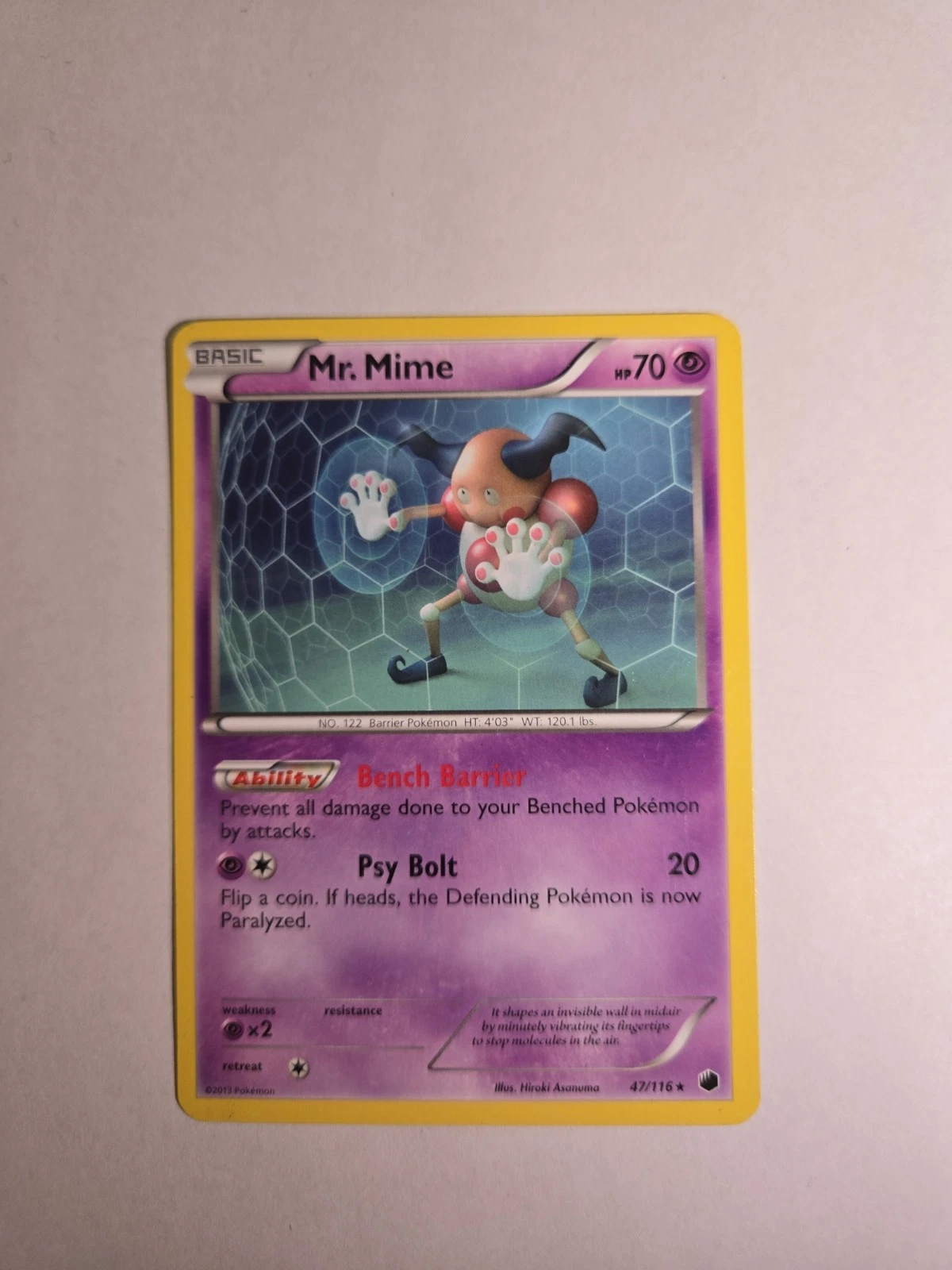 Mr. Mime 47/116 Plasma Freeze Regular