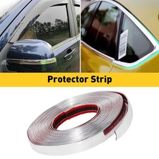 25mm 5m Chrome Trim Molding Strip Car Door Window Bumper Side Trime Protector
