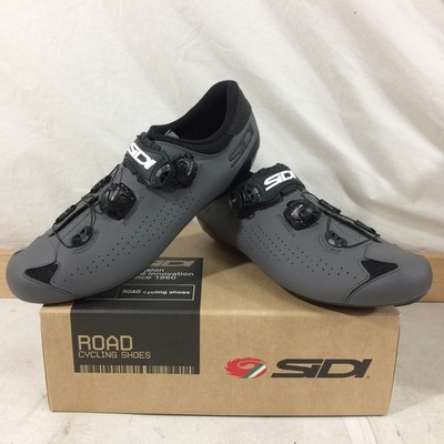 Sidi Genius 10 Men's Road Cycling Shoes, Black/Grey, M45.5 | eBay