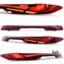 Pair Full LED Tail Lights Red for 2025-26 Toyota Camry Tail Light Kits Animation