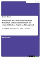 Bereitschaft Zur ÜBernahme Der Pflege Dementiell Erkrankter In Familien Mit Eine
