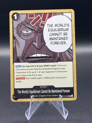 2025 One Piece Carrying On His Will ENGLISH OP13-097 The Worlds Equilibrium