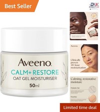 Calm & Restore Oat Moisturiser 50ml - Fragrance-Free Day Cream for Hydration