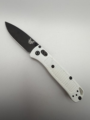 Benchmade Mini Bugout White Black S30V Steel Pocket Knife 533BK-1