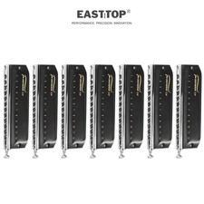 EASTTOP Mouth Organ Harmonica Set of 7 Chromatic Harmonica Forerunner 2.0 12Hole